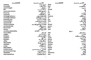 6000 كلمة هامة فى اتقان الانجليزية